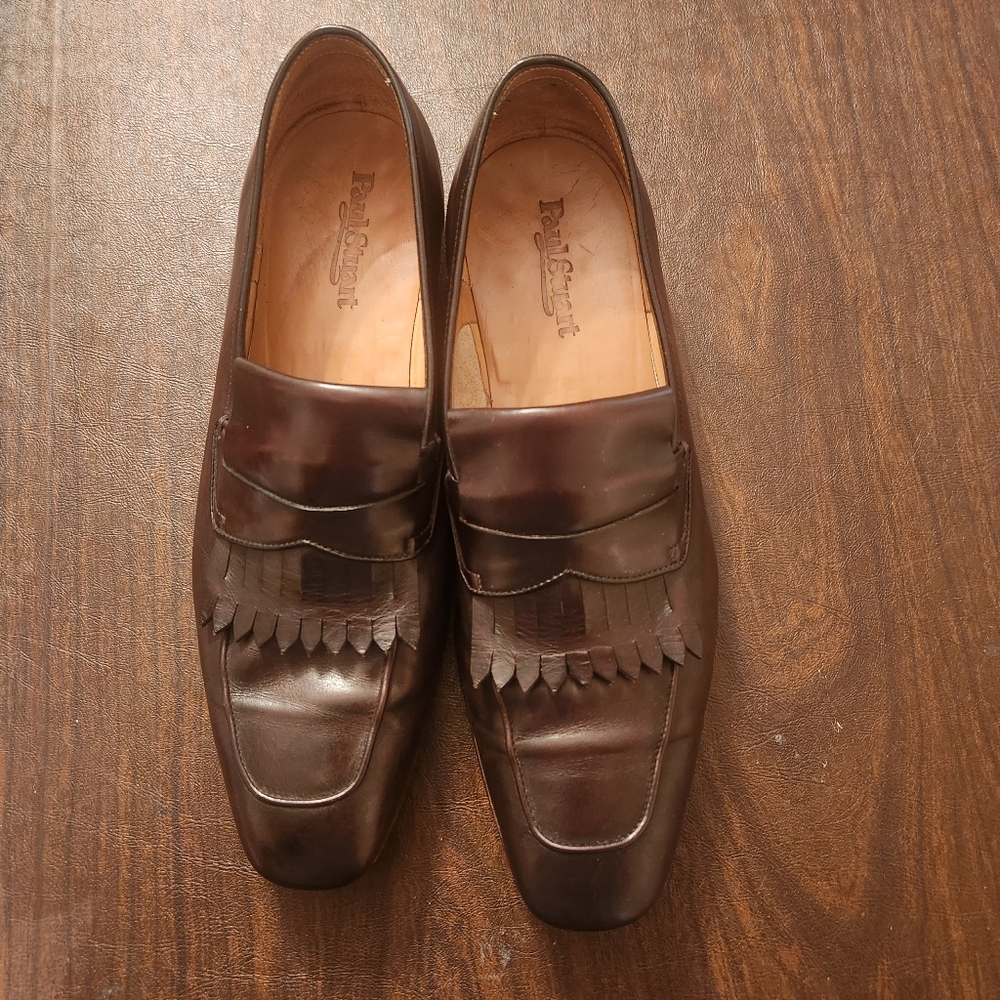 Paul Stuart Mens leather loafer size 12